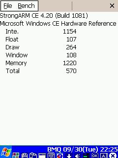 驚人的benchmark :p ..搞笑嘛~