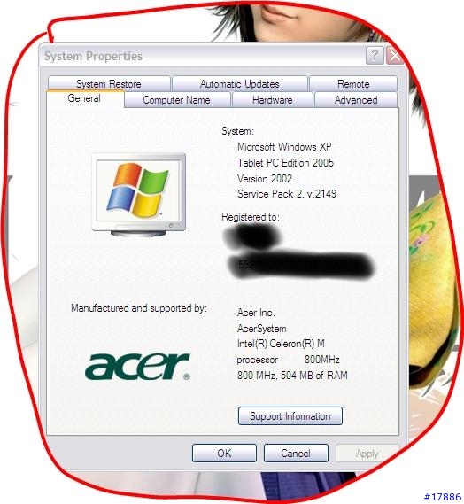MS 提供 Windows XP Tablet PC Edition 2005 更新啦!!!