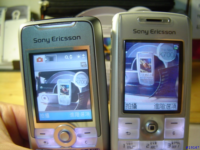 See the difference!! K700i vs T630 (圖多= =")