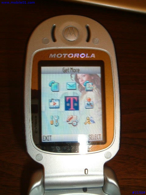 【獨家】Motorola V300 ... 藍色雅紳