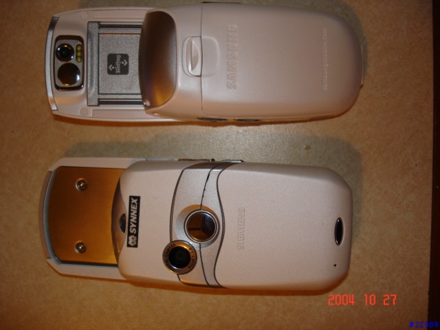 Siemens SL65 和 Samsung E808 比一比