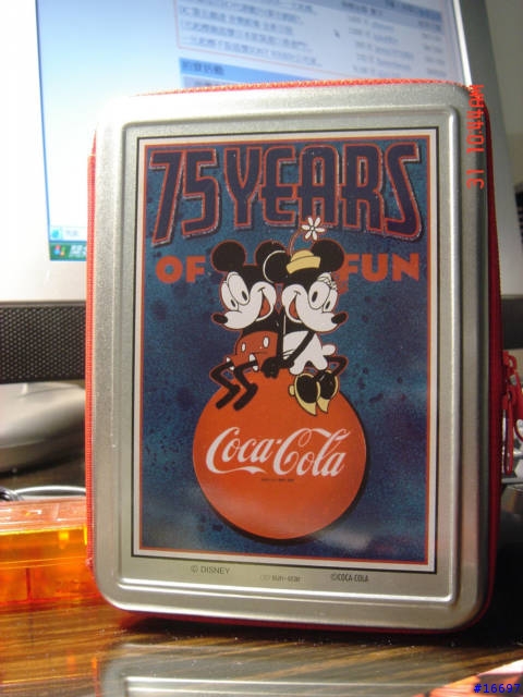 MICKEY MOUSE 75年周年商品~置物盒(含信封、信紙)
