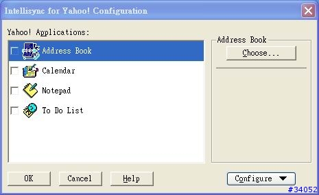 Palm 與 Yahoo郵件同步化,將聯絡人,行事曆,備忘錄以及待辦事項與網路MAIL整合在一起,PPC也可使用