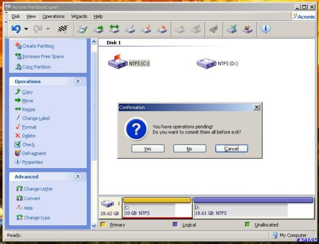 除了Acronis True Image...推薦給大家Acronis PartitionExpert...超好用的硬碟工具