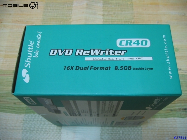 浩鑫CR40 16倍速多功能DVD燒錄機現身囉...