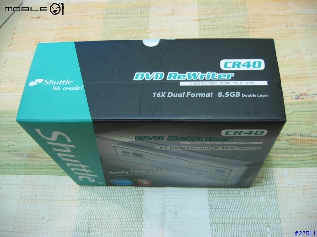 浩鑫CR40 16倍速多功能DVD燒錄機現身囉...
