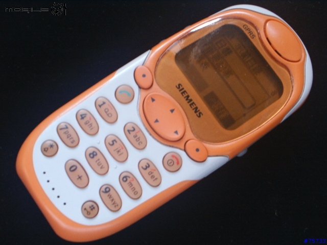 清涼運動風-橘與白的交會:siemens 3618 Funky Orange