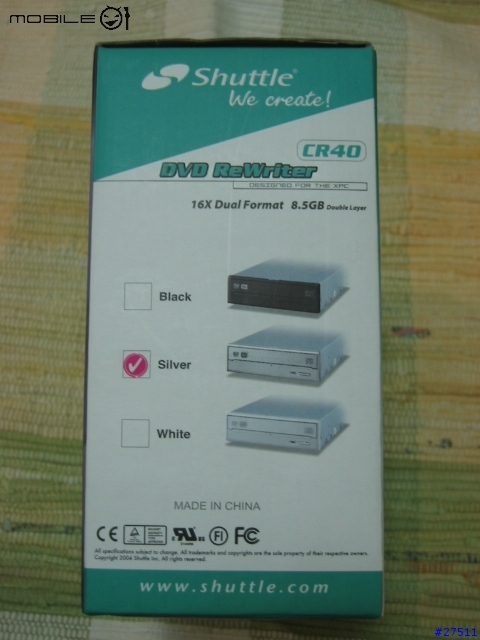 浩鑫CR40 16倍速多功能DVD燒錄機現身囉...