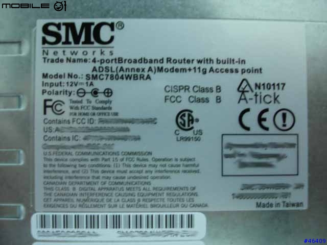 讓無線更無線 SMC 7804WBRA ADSL Wireless Router