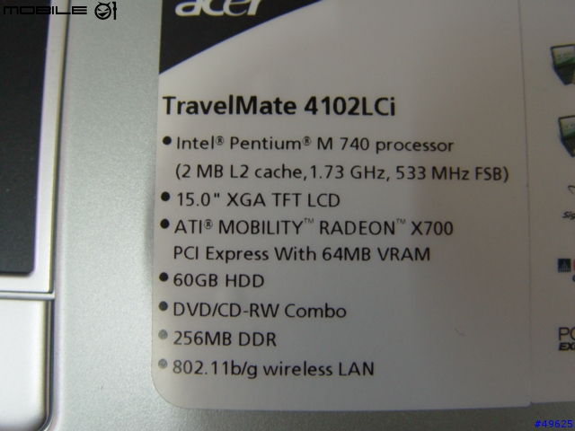 Acer TravelMate 4102Lci外觀報告