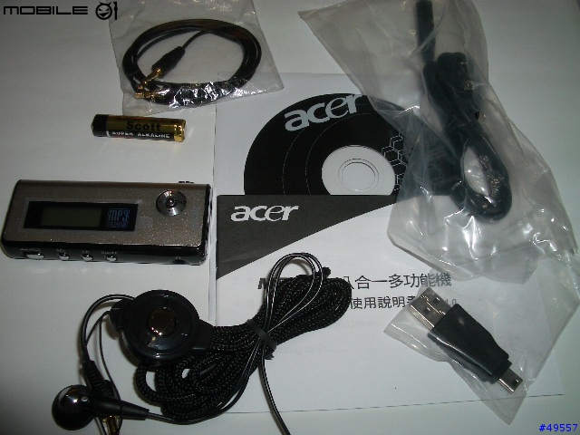 512 acer MF-710 MP3 鋁合金外殼簡單報告