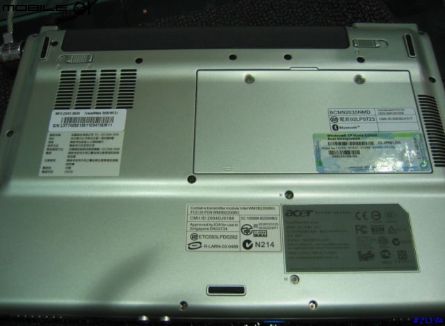 「匆匆一瞥」Acer Travelmate 3002上市!!