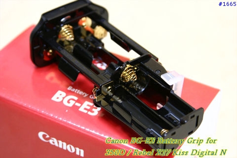 350D 戰力補完計畫《一》 完全體!BG-E3 電池手把敗入。