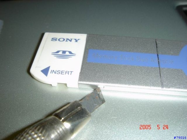 ACER 1692 的讀卡機變身-內建memory stick duo adaptor