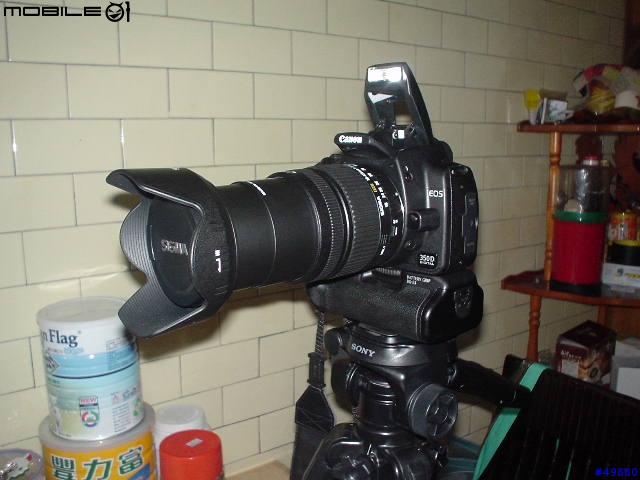當Canon EOS 350D遇到SONY VCT-D680RM腳架