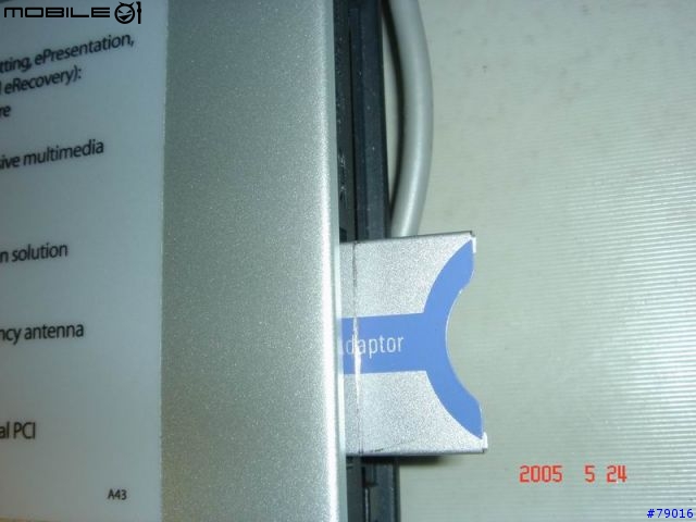ACER 1692 的讀卡機變身-內建memory stick duo adaptor