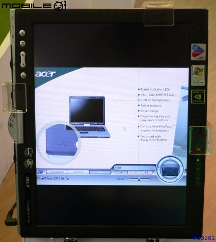 台北國際電腦展拍到的TravelMate C310