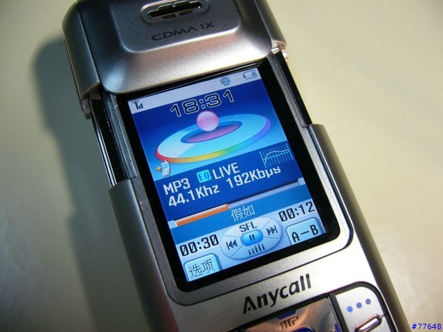 三星 m509 500萬ccd鏡頭+1600萬色 QVGA螢幕