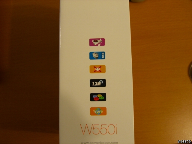W550i 新機到手~~圖多