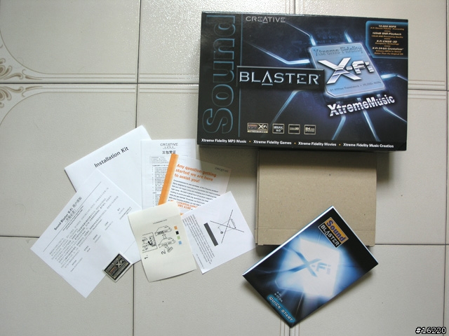 Creative Sound Blaster X-Fi:- 神奇的音效卡 (把MP3演變成Audio CD音效播出)