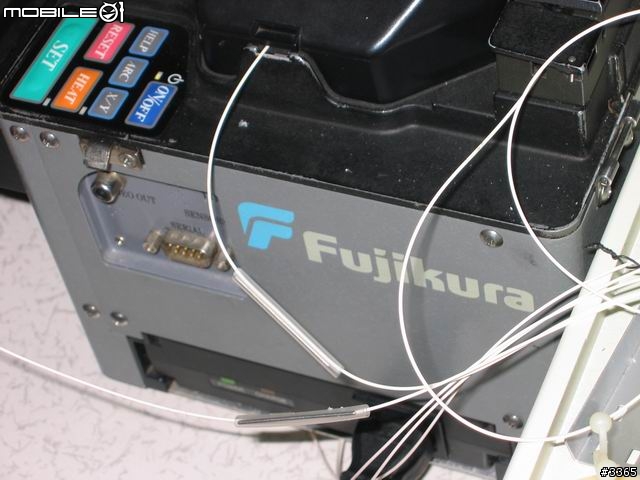 光纖設備熔接過程