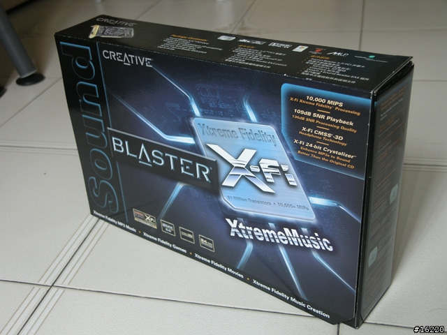 Creative Sound Blaster X-Fi:- 神奇的音效卡 (把MP3演變成Audio CD音效播出)