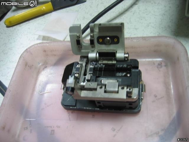 光纖設備熔接過程
