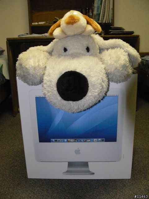 沒人分享過嗎?來看看 iMac G5 17 inch 的開箱照吧!
