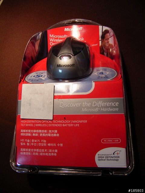 【分享】NB的好夥伴 - Microsft Wireless Notebook Optical Mouse 4000