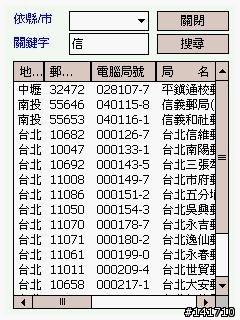 更新 2006/05/18 拖吊資訊、醫院資訊、警局資訊、國際時間、市話區碼、國際區碼、大陸區碼、郵寄區碼、郵局 查詢軟體