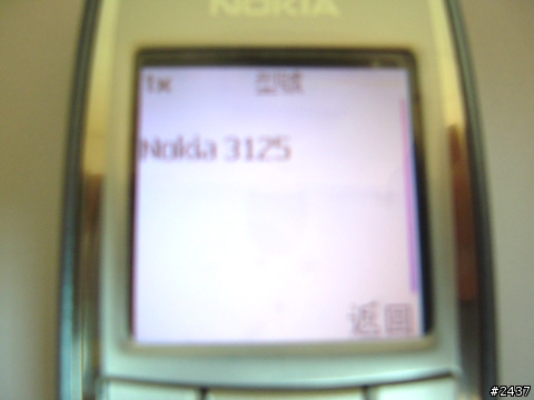 Nokia 3125使用心得