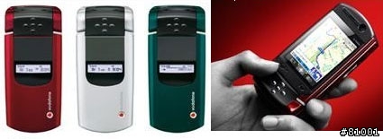 Toshiba 的 Vodafone 904T 行動電話