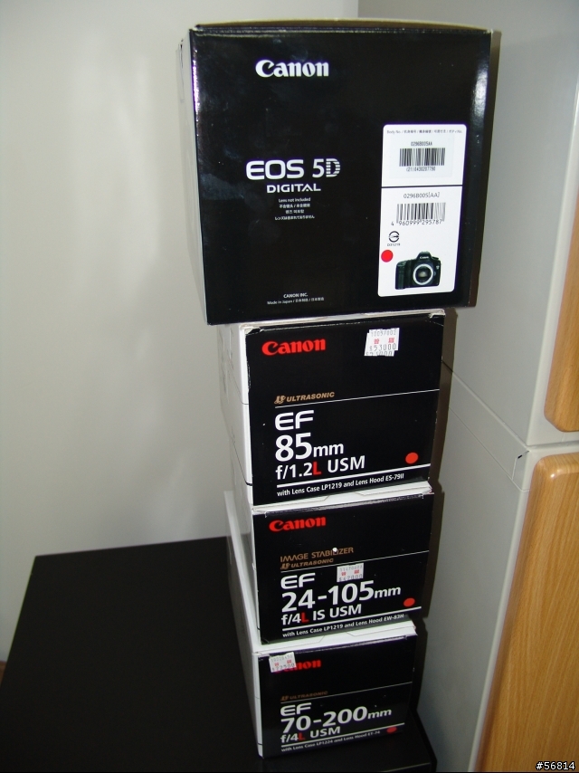 Canon Eos 5D + 3顆 L 等級鏡頭的夢幻組合