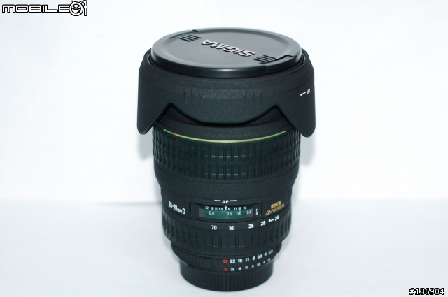 SIGMA 24-70mm /F2.8 EX DG DF 不負責使用測試報告