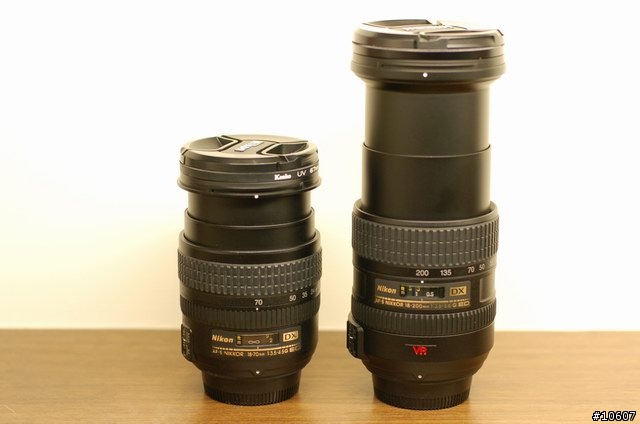 Nikon 18-70 vs 18-200VR (室外篇)