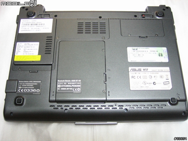 ASUS W5GT23DD(W5F),迅馳Duo雙核心 (敗了~~圖多)