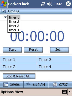 PocketClock 1.2.1(WM5 supported) Retail