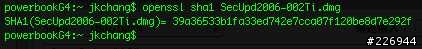 【分享-Automator教學3】SHA1 checksum Automator