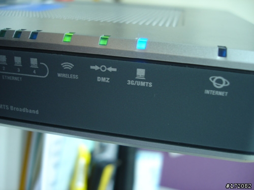 實現行動生活的利器 .. Linksys WRT54G3G -- 3G/UMTS Wireless Broadband Router