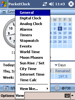 PocketClock 1.2.1(WM5 supported) Retail