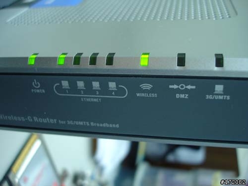實現行動生活的利器 .. Linksys WRT54G3G -- 3G/UMTS Wireless Broadband Router