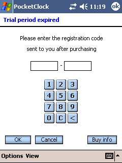 PocketClock 1.2.1(WM5 supported) Retail