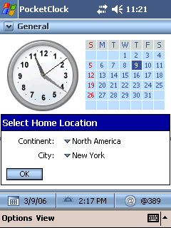 PocketClock 1.2.1(WM5 supported) Retail