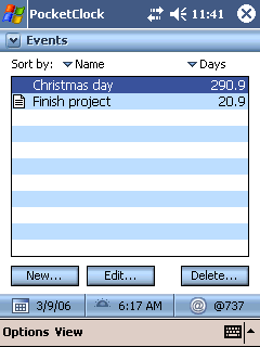 PocketClock 1.2.1(WM5 supported) Retail