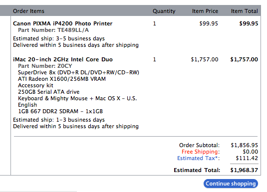 iMac 20"催下去啦~衝了啦~