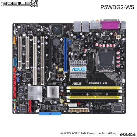 實在不怎樣的萬元主機板:ASUS P5WDG2-WS