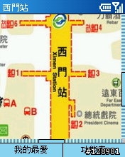 ● 台北捷運路線圖查詢系統 For SP (包含各捷運站附近的地圖連結及交通資訊)