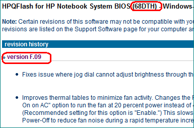 HP Compaq nc4200 tc4200 BIOS F.0D