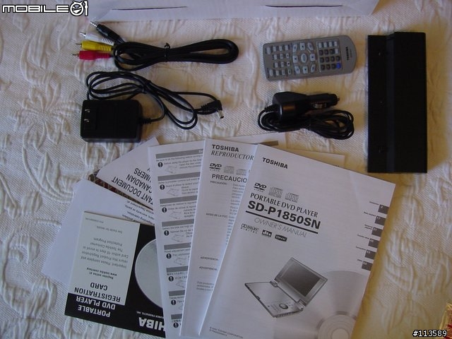 Toshiba Protable DVD Player SD-P1850 (美規版)----圖多