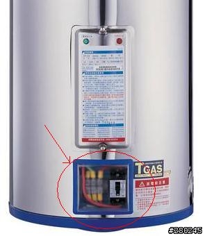 詢問電熱水器的這個開關是什麼作用??(附圖)及電費算法是否正確